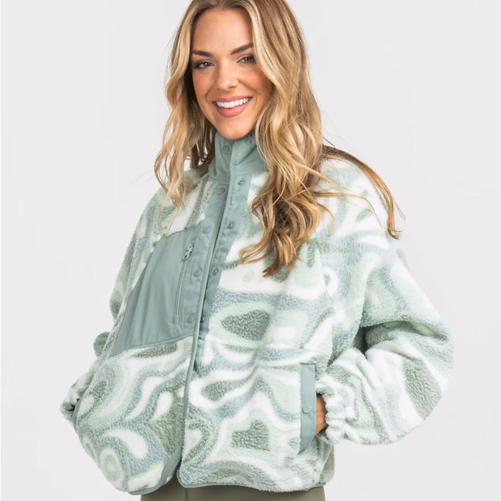 Retro Snap Fleece Jacket
